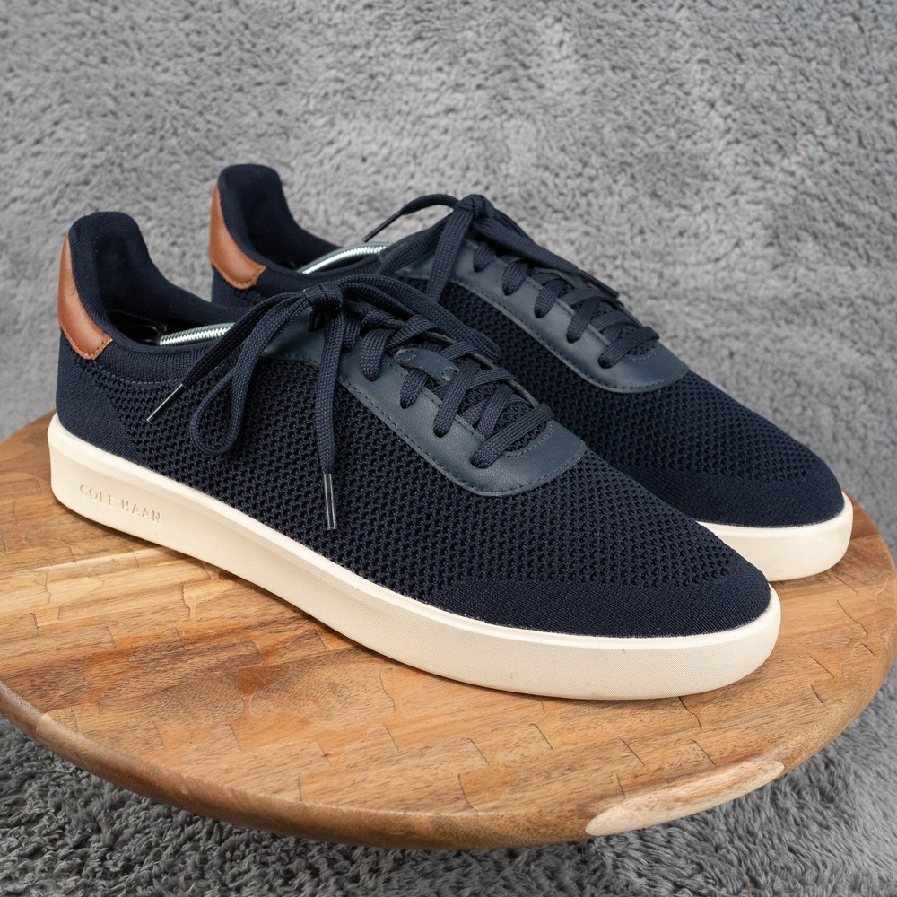 Cole Haan Men's Sizes 12 GrandPro Stitchlite NAVY Blue Mesh Sneaker C41784